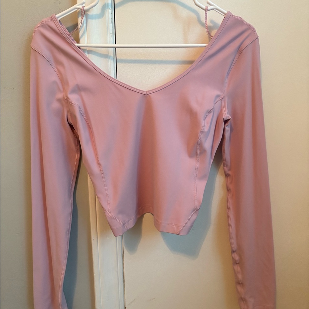 Lululemon Pink Long Sleeve Top